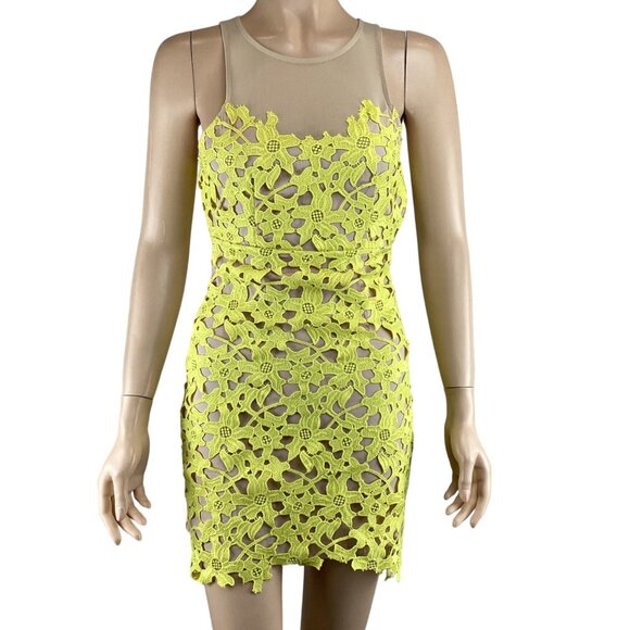 Lovers + Friends Revolve Mini Dress Size XS Xsmall Larissa Body Con Sunshine Lac - Picture 2 of 8